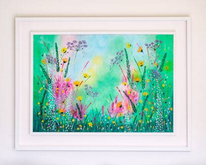 Tapestry of Colour" is a vibrant and original floral painting